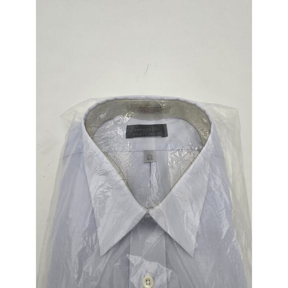 Everett St Men's Shirt sz 17.5 Big Blue Button Up New #T - Picture 5 of 6